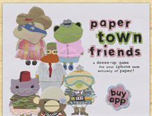 Tablet Screenshot of papertownfriends.com